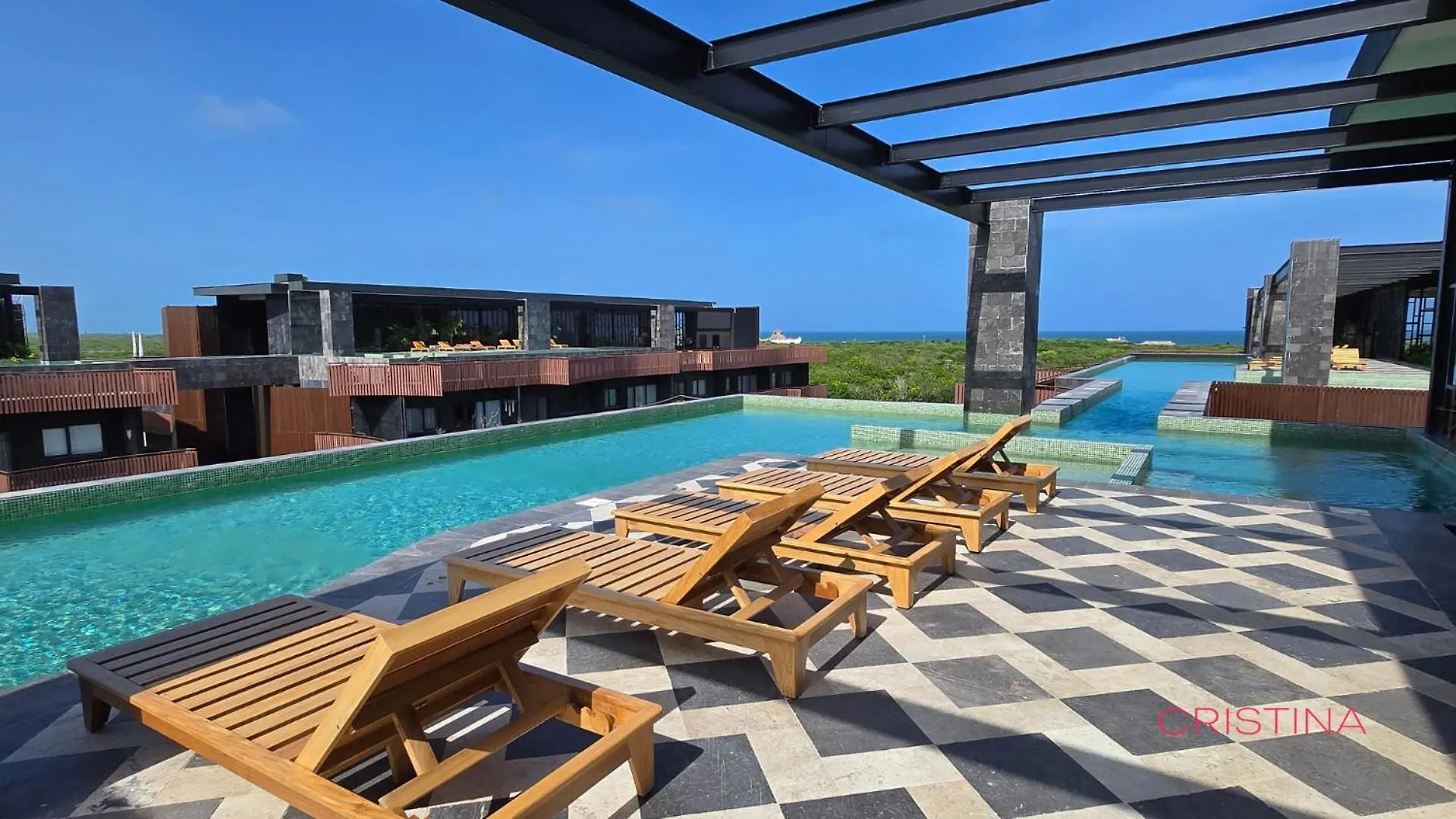Apartment With Private Jacuzzi And Beach Club 툴룸